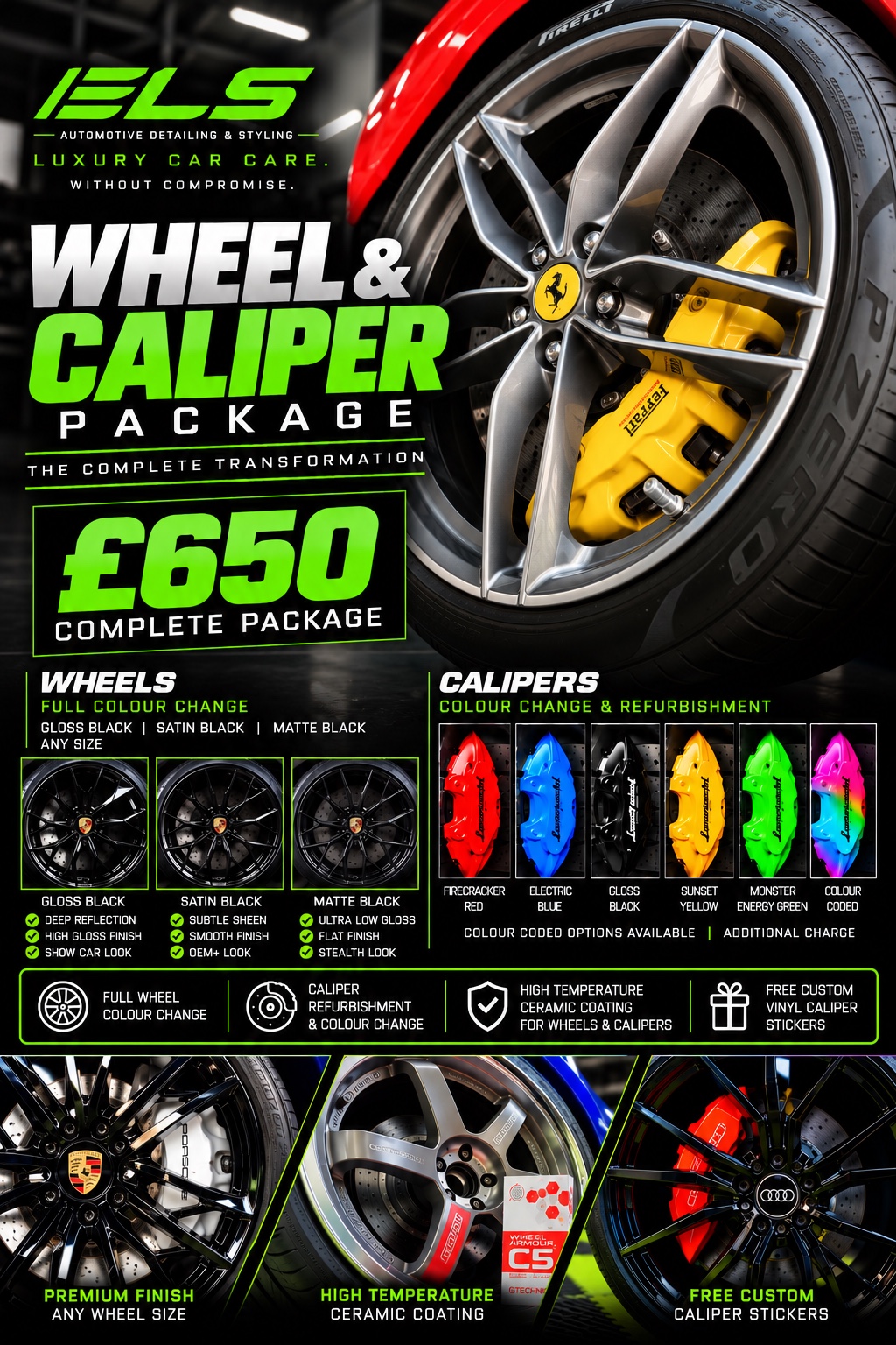 ELS Wheel and Caliper Package £650